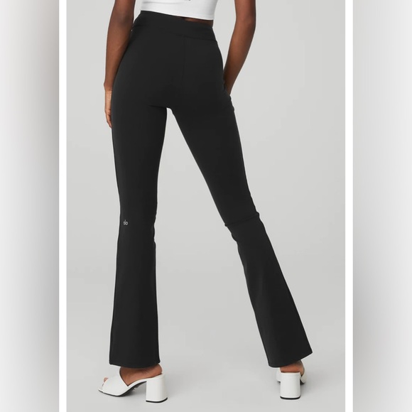 Alo Yoga Airbrush 7/8 High Waist Flutter Legging Black Size Small - Picture 3 of 7